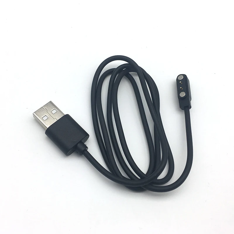 Best selling Magnetic Charge Charging Cable for Smart Watch wristwatch smartband 2.84mm 4mm Magnet Suctio 2pin USB Power charger