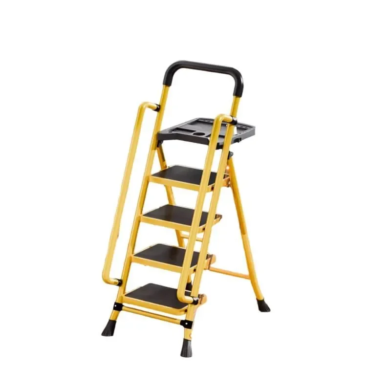 

Лестница Бытовая складная лестница Внутренняя многофункциональная лестница в елочку Телескопический эскалатор Лестница Четыре ступени