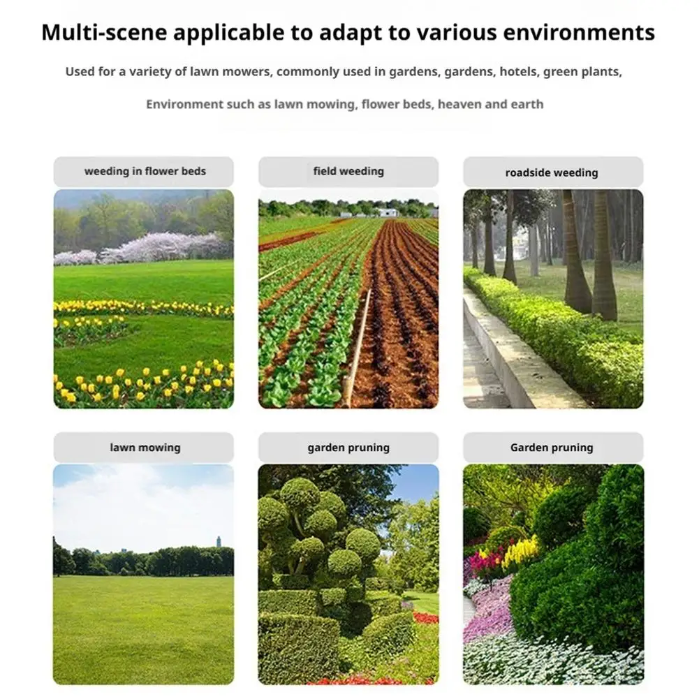 หัวตัดหญ้าแบบล้ออลูมิเนียม ฝาครอบอลูมิเนียม สำหรับเครื่องตัดหญ้าแบบล้อ  ไม่ต้องถอดประกอบ