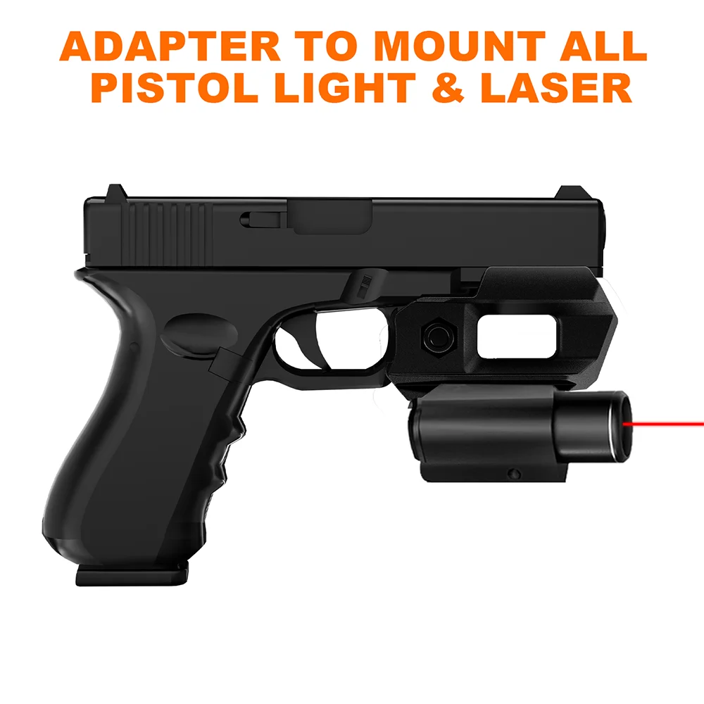 9mm/SW40/357 Pistolenholster mit Schiene und Schnellverschluss-Zurückziehmechanismus für Alle Doppelstapel-Pistolen – Detail 4