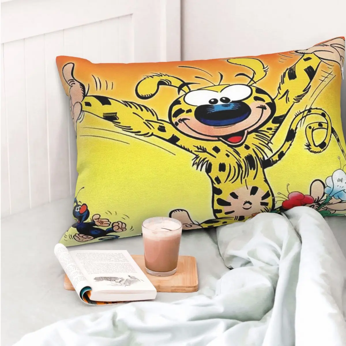 Art - Marsupilami Cartoon Anime Rectangle Pillowcase Cushion Cover Decorative Bedroom Bed Home Comfort Throw Pillow