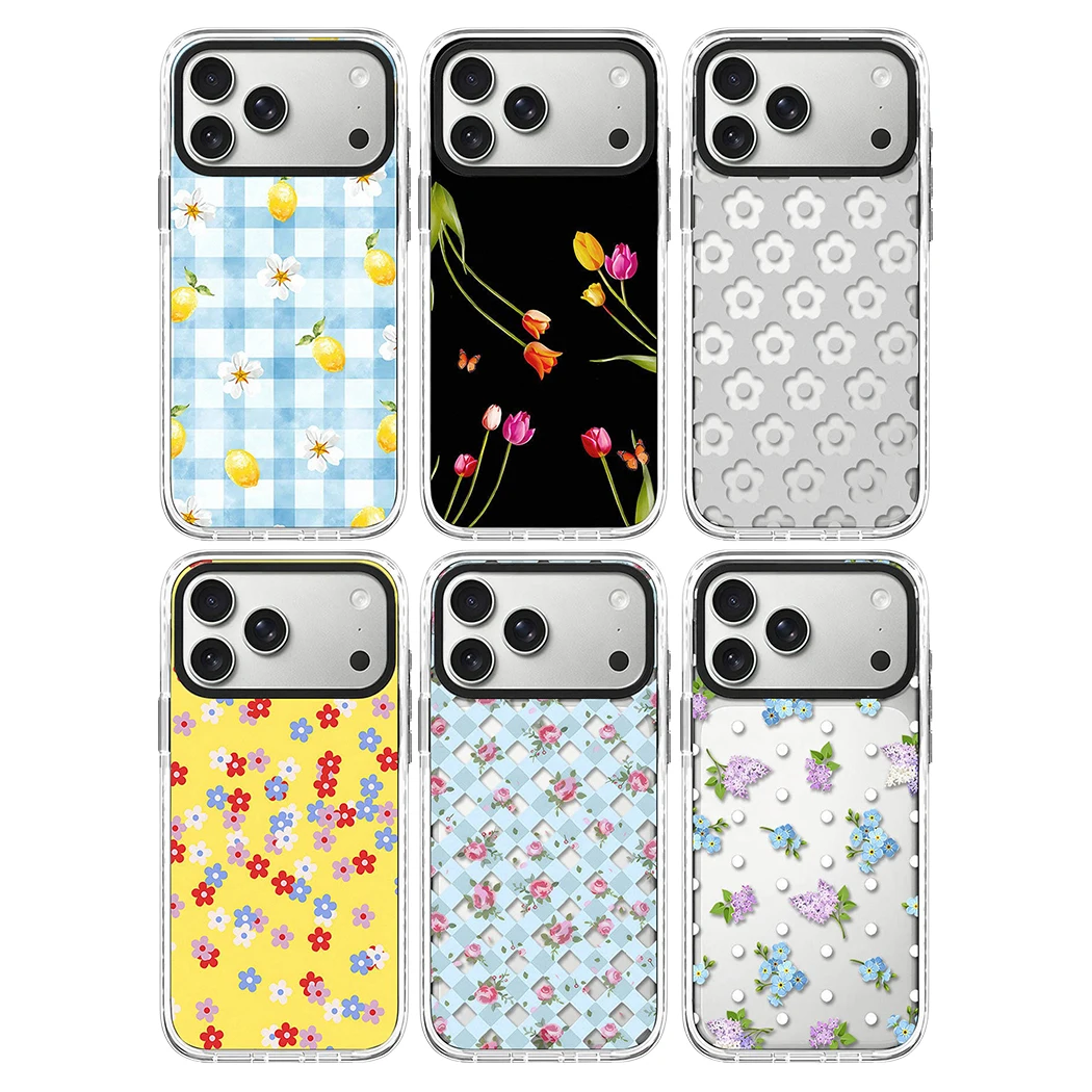 6090130 White Border Magnetic Case: Compatible with IPhone 18 17 16 15 14 13 Pro Max 18Pro