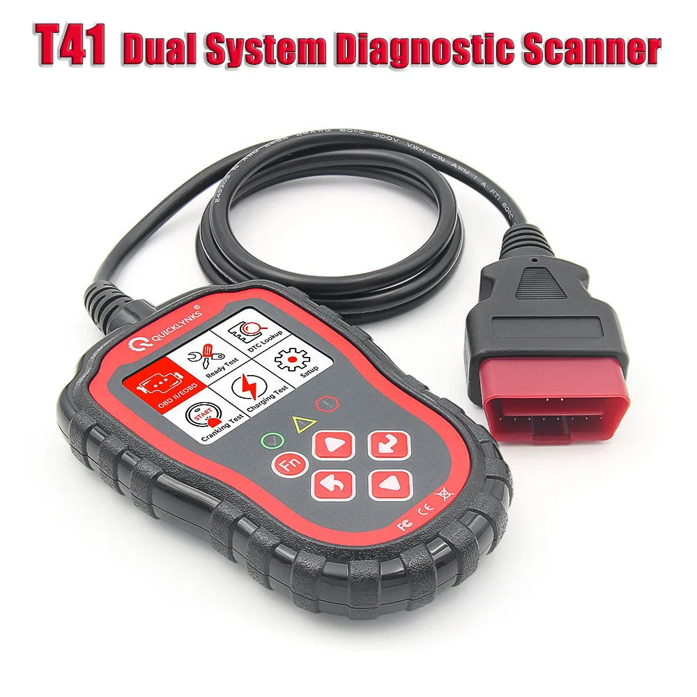 

Professional OBD2 /EOBD Code Scanner Dual System Diagnostic Tool Code Reader and Analysis Check Engine Battery Tester PK ELM327