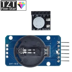 TZT DS3231 AT24C32 IIC Module Precision Clock Module DS3231SN Memory Module Real Time Module 3.3V 5V For Raspberry Pi