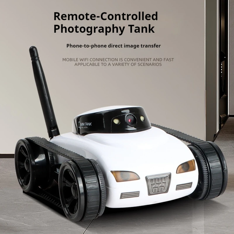 Bediening Vierkanaals realtime transmissiecamera Kleine tankbaan Lopende afstandsbediening via smartphone fotografietank