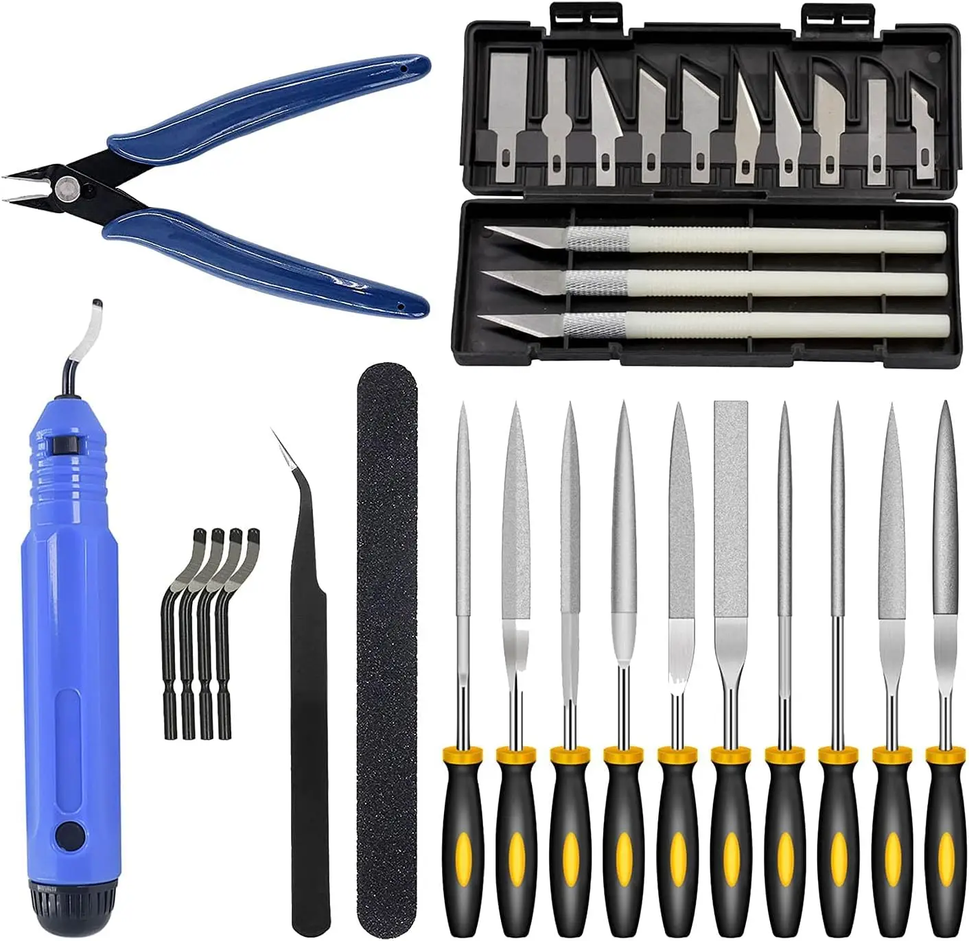 

32-Piece 3D Print Tool Kit: Debur, Clean, Finish & Print Accessories for Perfect Prints