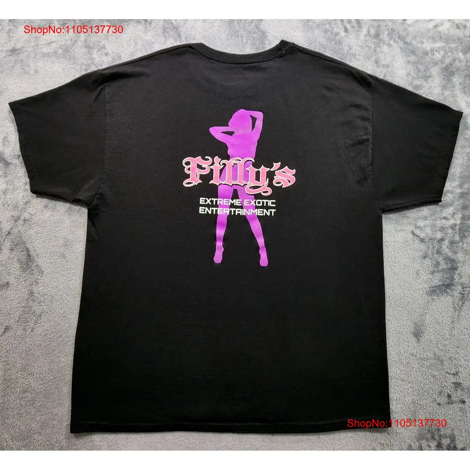 FILLY S Gentlemen's Strip Club T Shirt Exotic N C XL vintage Washed Unisex Comfortable Stylish Breathable Casual homme