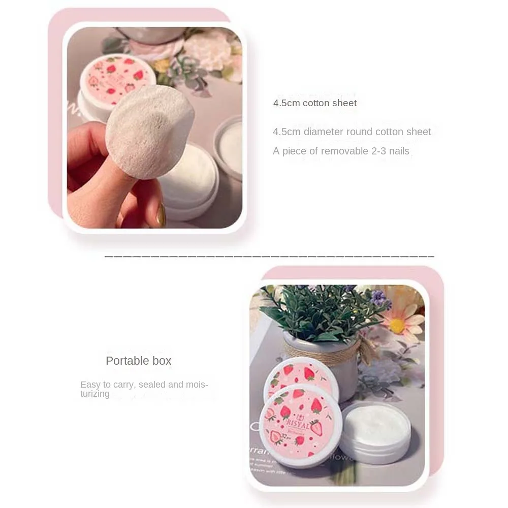 Nail Art Tools Gel Cotton Paper Instant Removal UV Gel Remover Pads Nail Polish Remover Wipes Gel Cleanser Nail Polish Remover