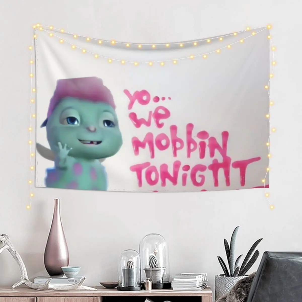 Bibble Mobbin Or What? Tapestry Aesthetic Home Decor Room Decorations Aesthetic Cute Room Decor Cute Room Things Tapestry