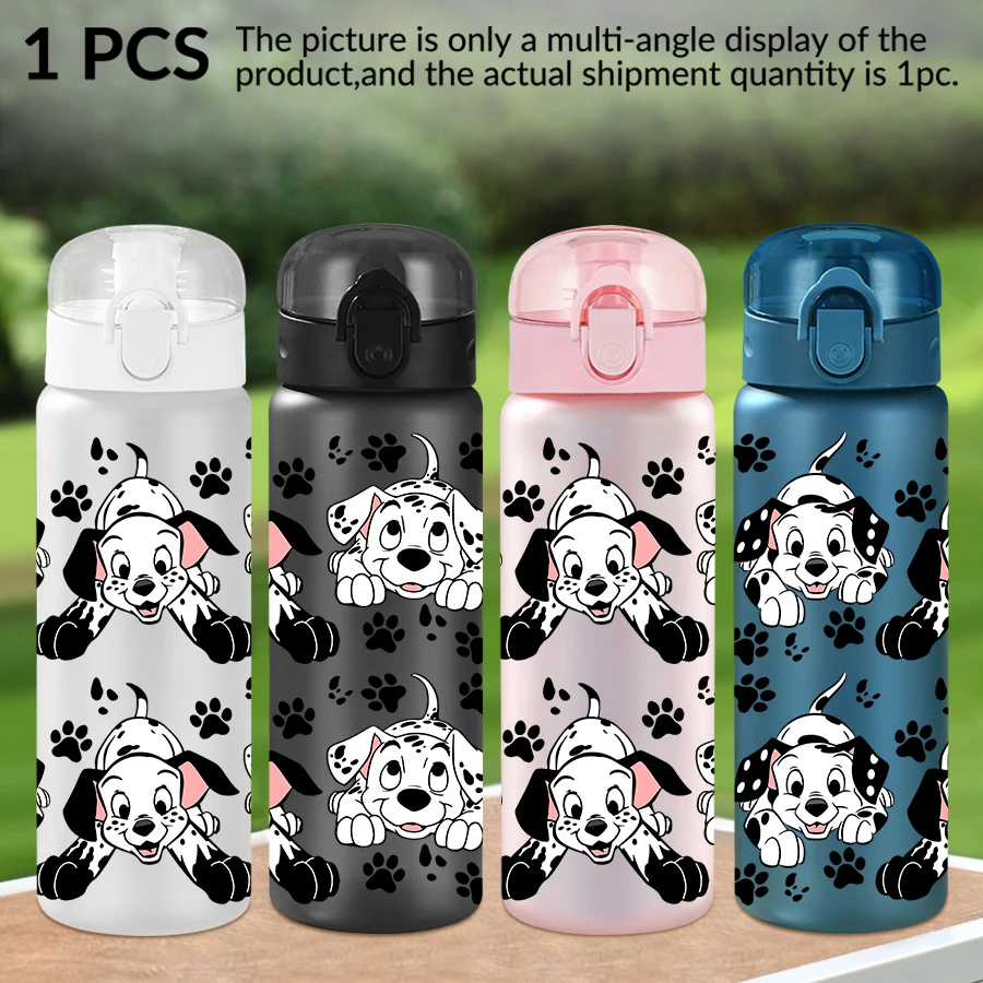 

1Pc Disney 101 loyal dog paw print pattern 26oz plastic water bottle outdoor sports water cup birthday/homecoming gift