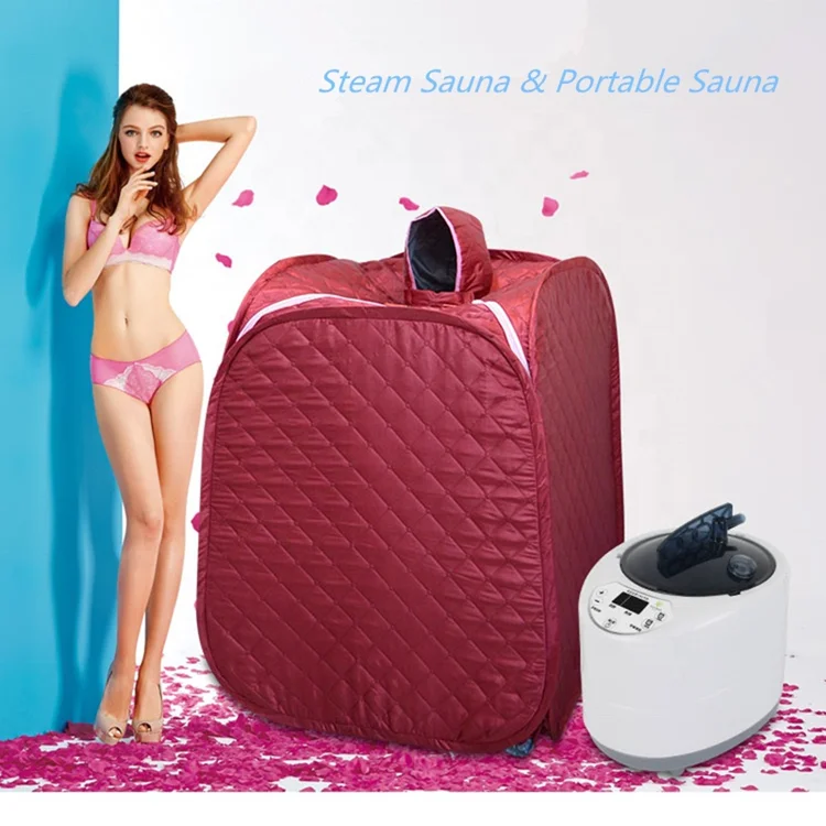 Modern Mini Steam Sauna Bag One-Person Acrylic Foot Bath Electric Home Multipurpose Heating Sleek Design