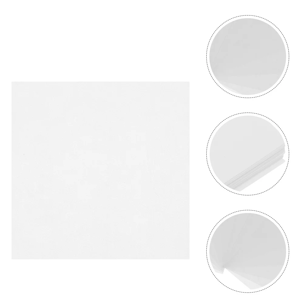 

500Pcs Weighing Paper Set Smooth Surface Fits Variety of Weighing Demands Sufficient Quantity for Labs Research Institutes