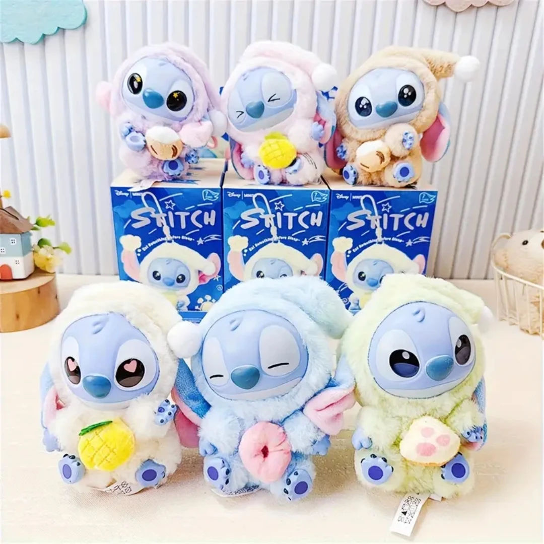 Caja ciega de punto de Disney para dormir, serie Snack, colgante de coche, muñeca bonita, caja misteriosa, muñeco de peluche, regalo de fiesta sorpresa, decoración del hogar
