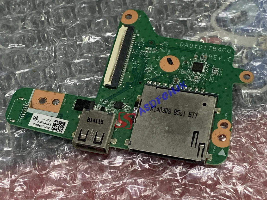 Genuine FOR HP Chromebook 14 14-Q020nr Card Reader USB Port Board DA0Y01TB4C0   fully tested