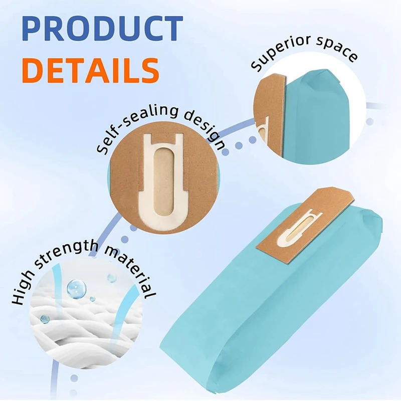 9 pacotes de peças sobressalentes de reposição a vácuo pk80009, acessórios, sacos de limpeza para orck xl xl2000 xl8000 xl9000 e séries comerciais