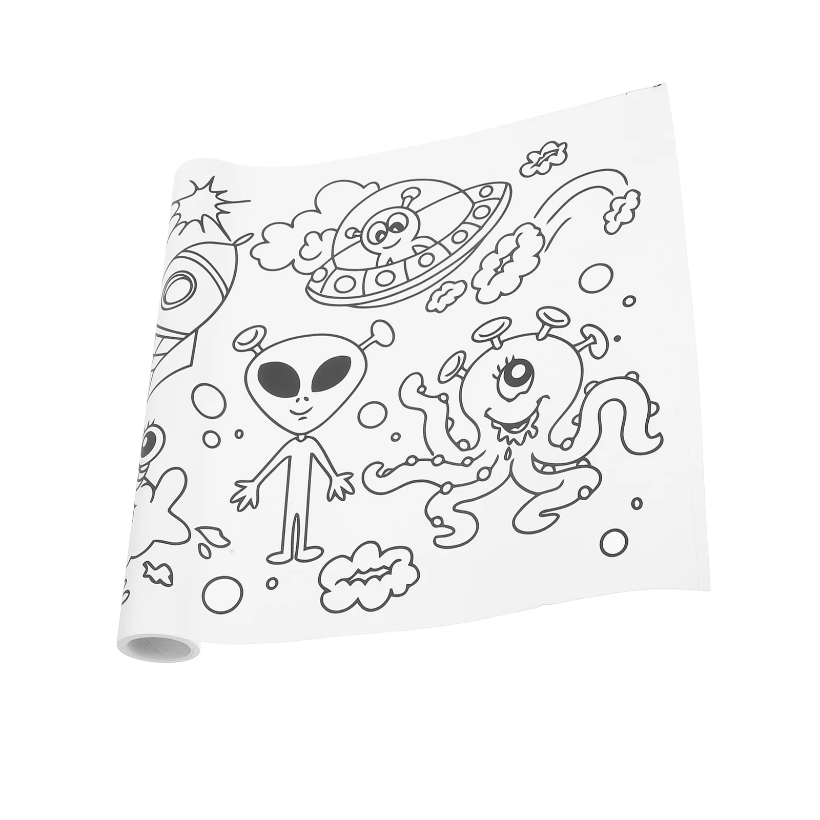 Kinder-Graffiti-Zeichenrolle, Dinosaurier-Thema, große, wandfreundliche Malpapierrolle, einfaches Ausmalen für kreative Kunst früh