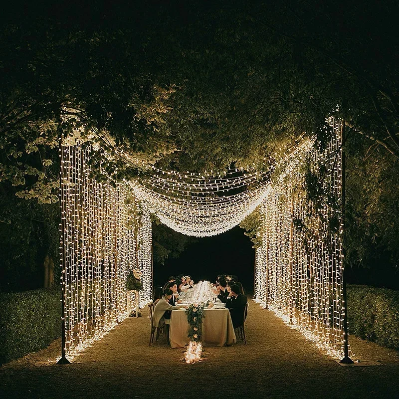 10M 20M 220V EU Plug LED String Fairy Lights Chain Outdoor Garland Waterproof for Wedding Party Tree Christmas Room Decoration