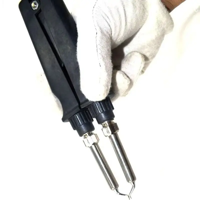 Electric Soldering Iron Welding Iron Pen for Soldering/Desoldering Surface Mount Devices，Tweezer Style Soldering Iron for SMD