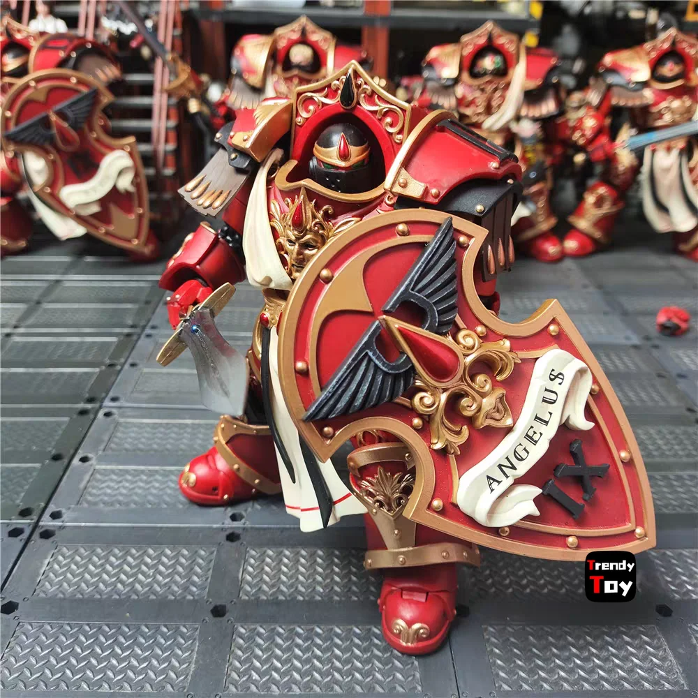 【JOYTOY】Warhammer 40K sang Angels cramoisi Paladins Squad Crimson Paladin 3 1/18 figurine jouets Collection