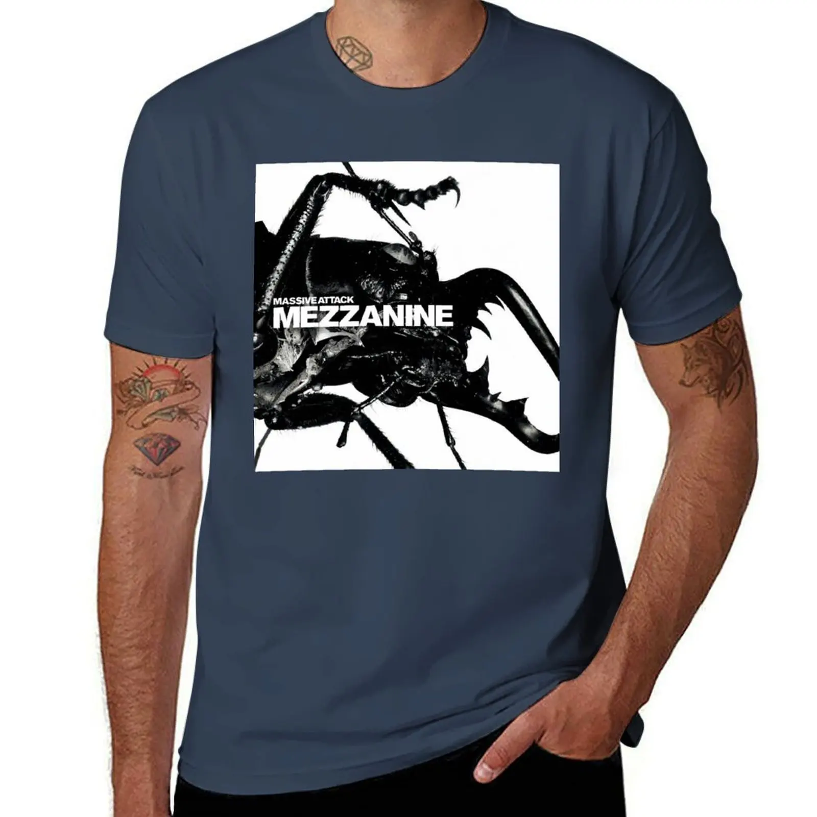 massive mezzanine tour 2019 2020 edanstress T-Shirt t shirts with prints cotton t shirt man T-Shirt