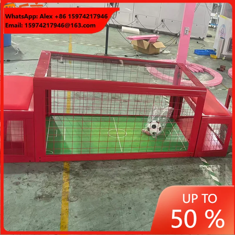 Interactive Human Soccer Football Arcade Table Game Machine Premium Quality LED Score Display For Entertainment