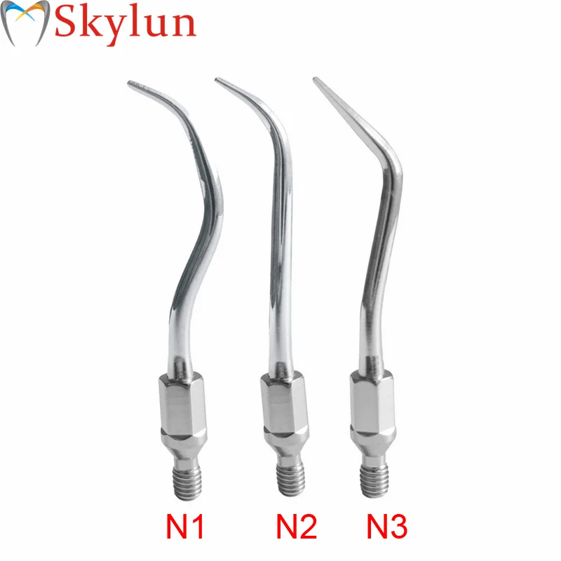 Oling 5PCS Dental Ultrasonic Air Scaler Tips N1 N2 N3 N4 N5 N6 N7 Multifunction Scaling Tip Fit NSK TI-MAX Air Scaler