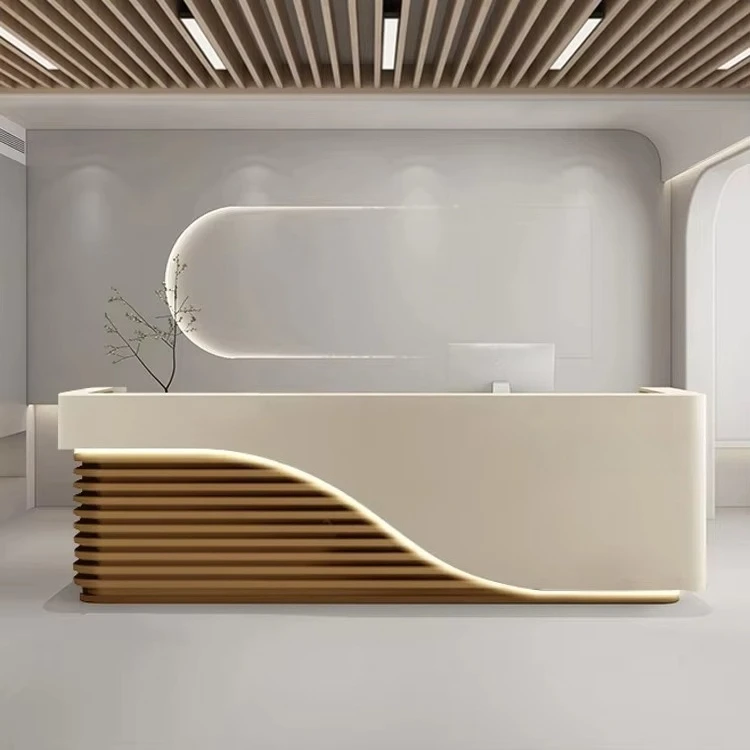 

&c Medical Beauty Hospital Front Desk Simple Modern Beauty Salon Clothing Store Bar Cashier Creative Company Reception Desk