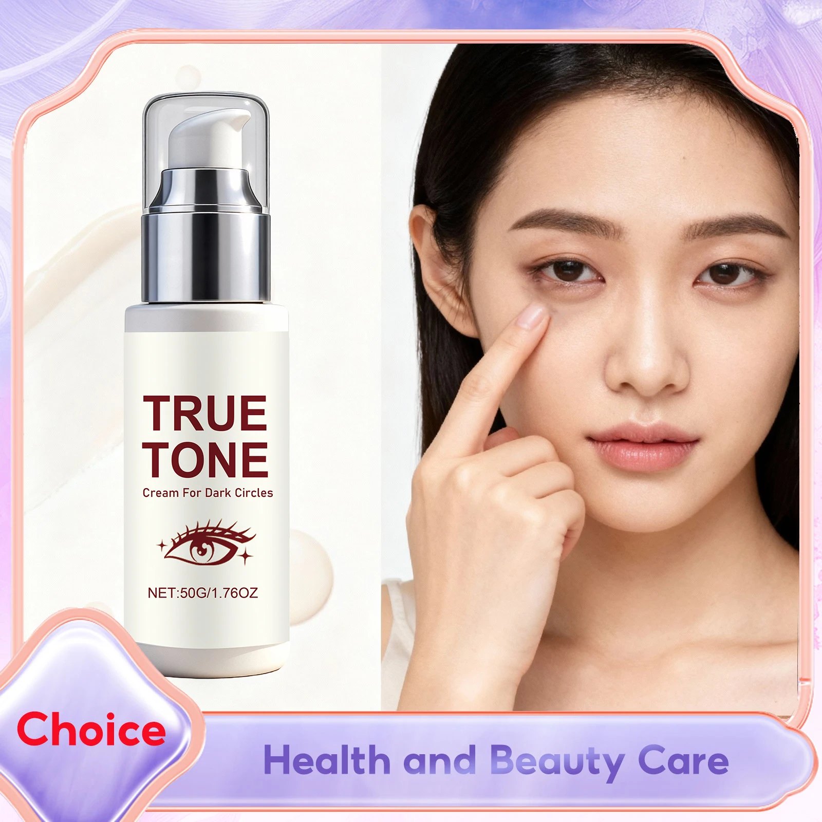 

Under Eye Cream Dark Circles Defense Puffiness Wrinkles Crow's Feet Treatment Fine Lines Smoothing Hydrating Anti-Aging Eye Care