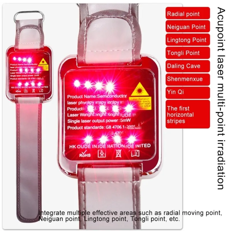 

650nm Therapy Phototherapy Board Diode Watch for Low Frequency Diabete Hypertension Cholesterol Treatment