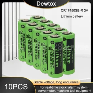 10pcs Nuevo CR17450SE-R (3V) CR17450 CR17450SE con equipo de instrumentación de piernas Control industrial PLC LITHIUM 12 mejores ventas CR17450 - №5