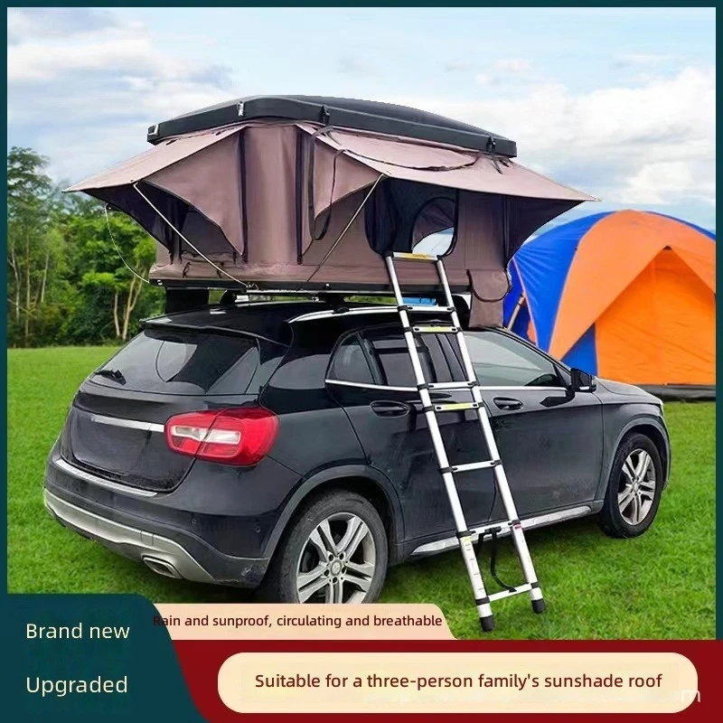 

Палатка-тент на крышу автомобиля для внедорожников, автоматическое уличное укрытие для кемпинга и путешествий, двухместный автонавес с водонепроницаемым покрытием