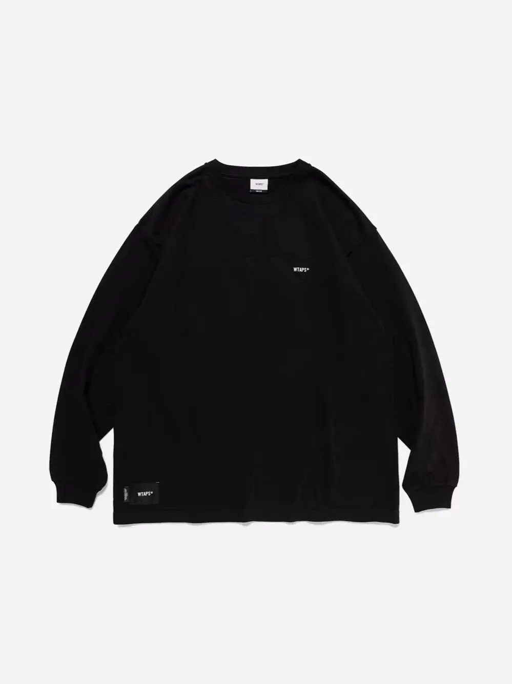 WTAPS 2026 Autumn Winter Unisex Cotton Long Sleeve T-Shirt Men  Vintage Letter Graphic Oversized Crew Neck Casual Streetwear Top