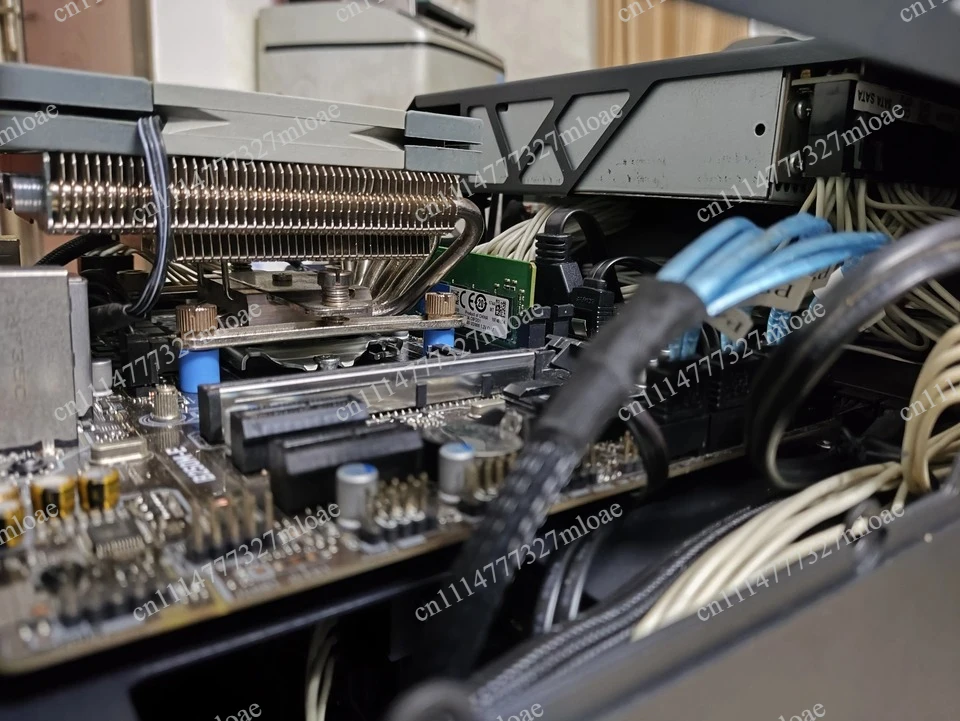 MATX NAS Case with 10+2 Disk Positions - 1U PCI-E Power Supply for DIY Network Storage