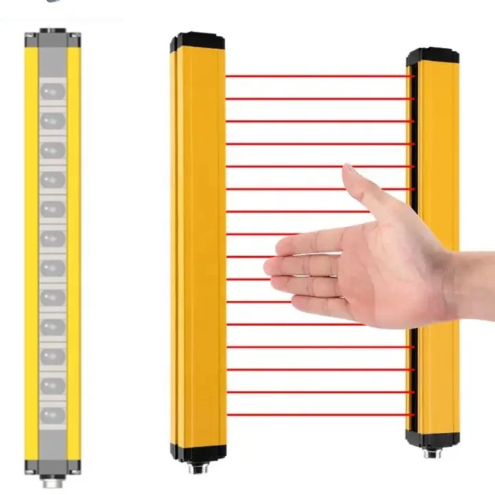 

China Light Curtain Security Factory Ip65 Light Curtain Sensor Security Barrier Light Curtain Sensor Protection Height Of 120mm