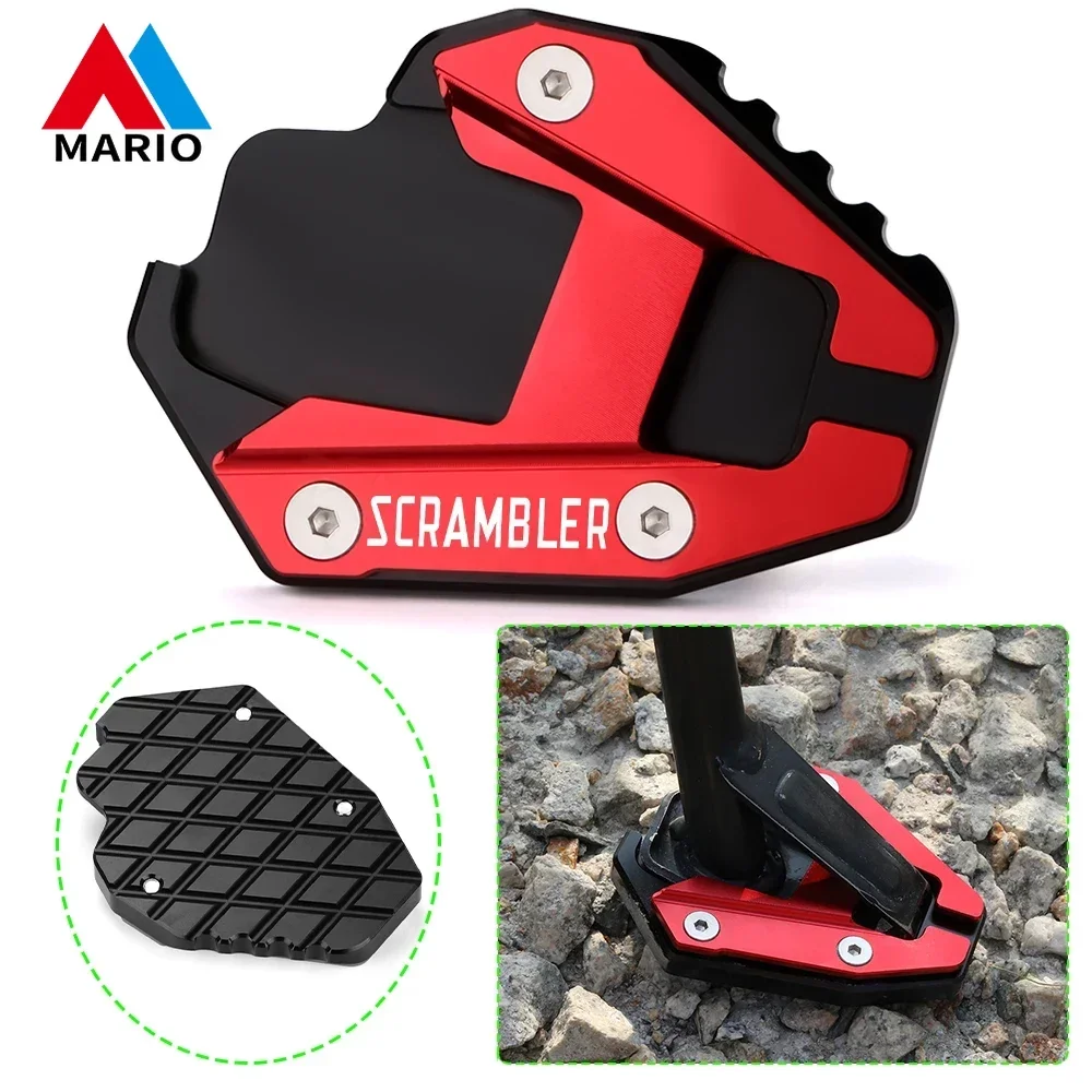 

Motorcycle Kickstand Foot Side Stand Extension Pad Accessories For Ducati Scrambler 1100 Scrambler 1100 pro Scrambler 1100 sport