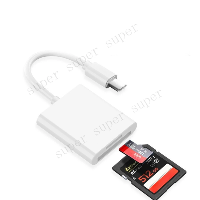 

Адаптер-кардридер S++ Type C для карт памяти SD/TF для телефонов Android OTG i15 и выше