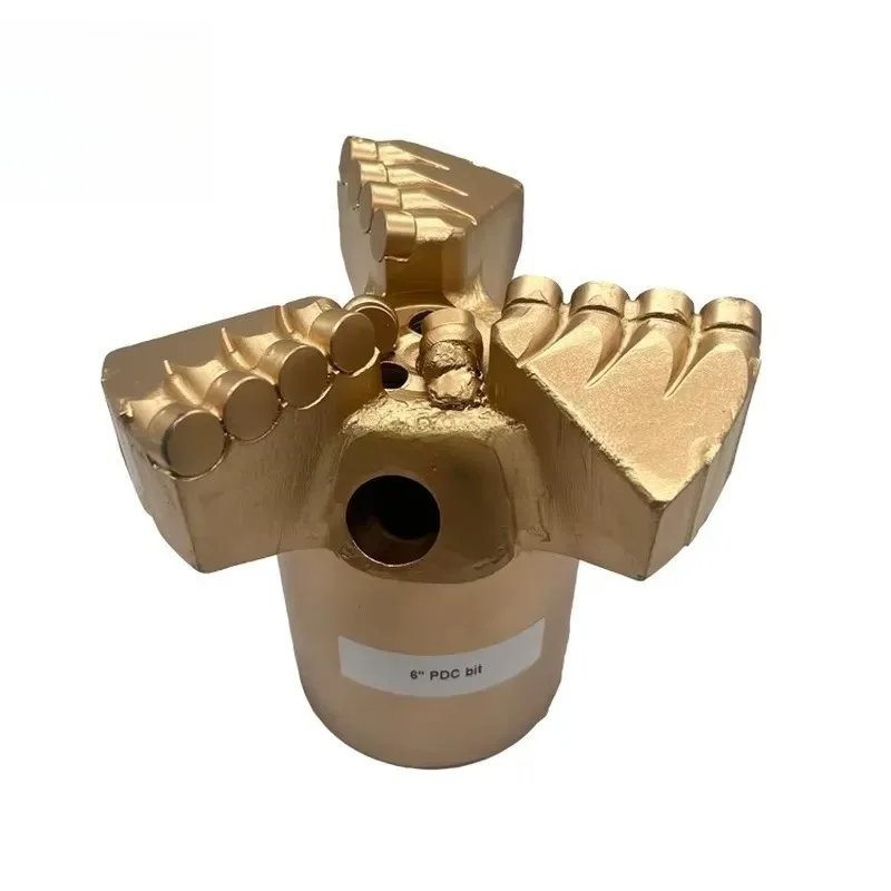 Steel Body 6 Inch PDC Bit | Professional Mining and Water Well Drilling Tool | High Penetration Matrix Bit