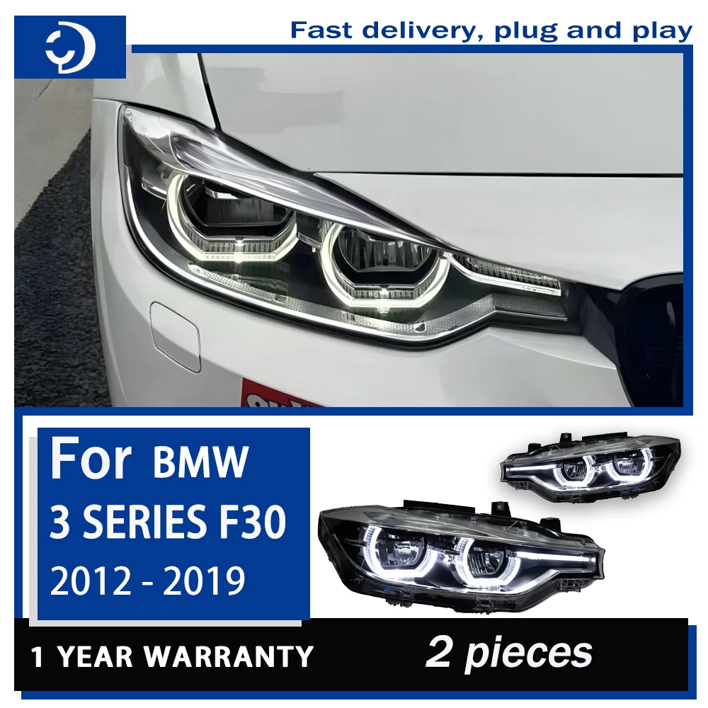 Car Styling Headlights for 3 Series F30 F31 F35 320i LED Headlight 2012-2019 Head Lamp LED Signal Projector  Lens Automotive