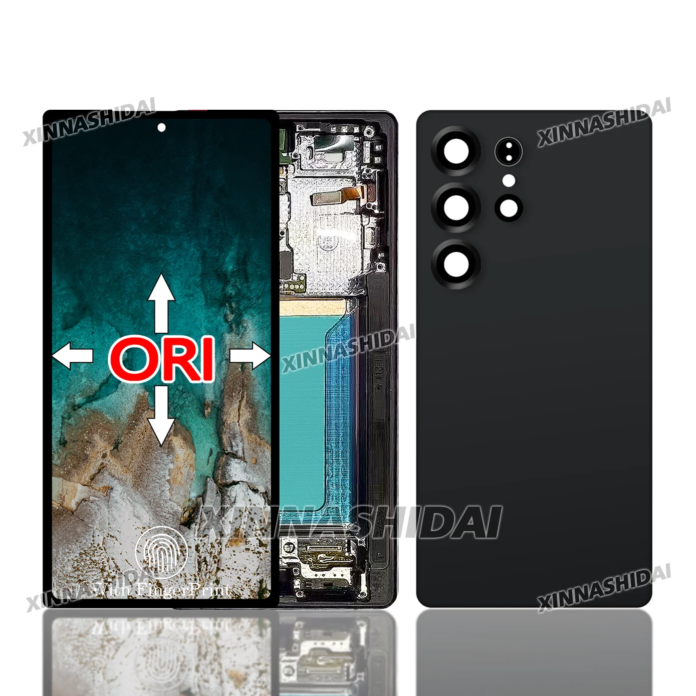 AAA Quality AMOLED For Samsung Galaxy S25 Ultra LCD Display Touch Screen Digitizer Assembly For S686LN LCD Repair Parts