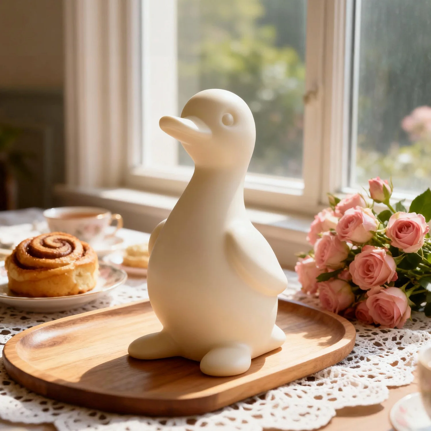 Picture 6: DIY Cute Chubby Duck Resin Mold, Little Duck Plaster Home Decoration Silicone Mold