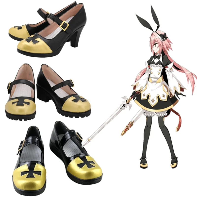 FGO Fate Grand Order Saber Astolfo Cosplay Shoes Halloween Carnival Custom Made Boots