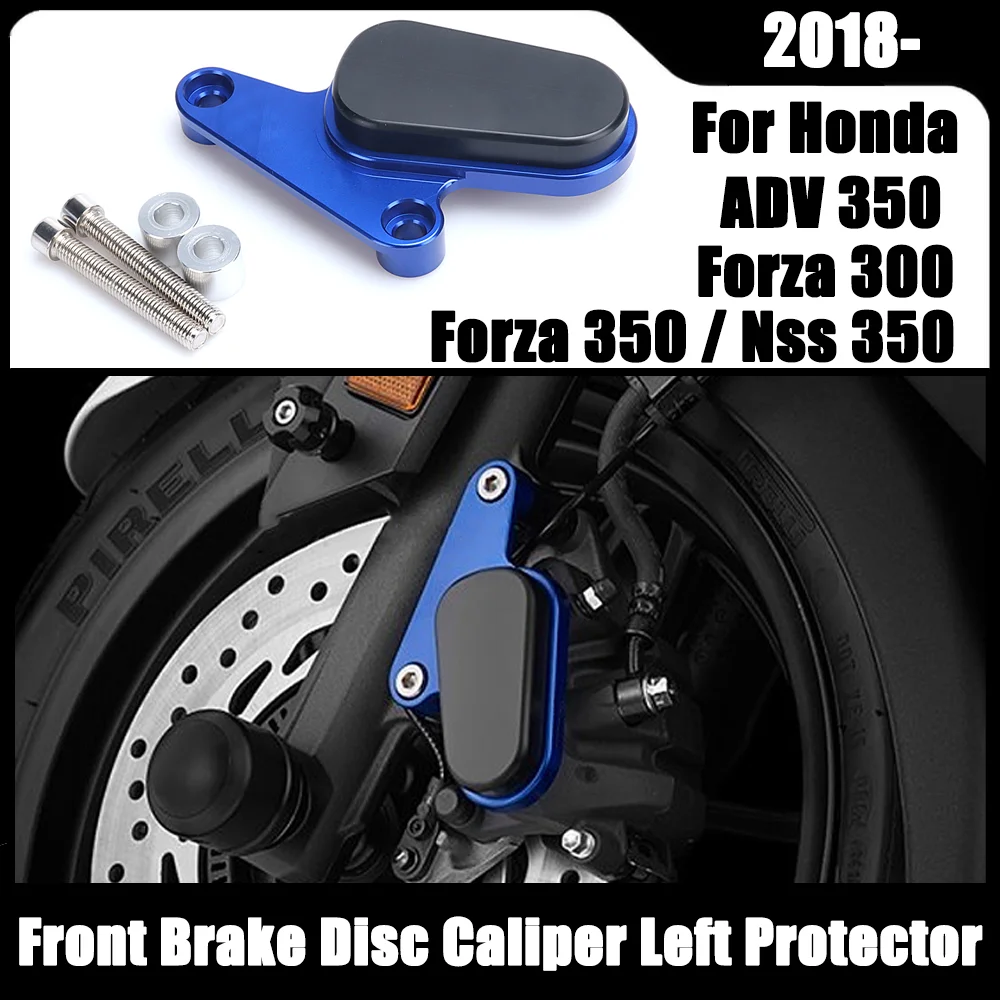 

Суппорт переднего тормозного диска с ЧПУ, левая защита, декоративная крышка для HONDA ADV350 ADV 350 Forza300 Forza 350 NSS350