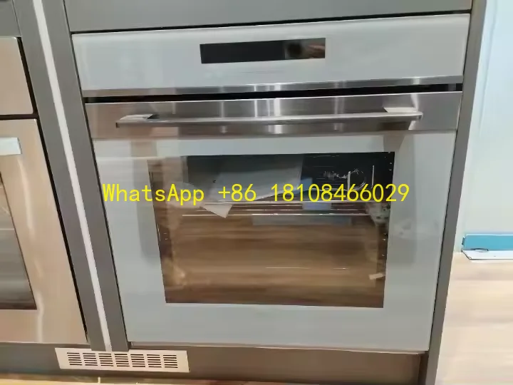 

Серое стекло, 2,5 кубических футов, 72 л, кухонная настенная духовка, 24 дюйма, 60 см, встроенные электрические духовки, сенсорное управление,