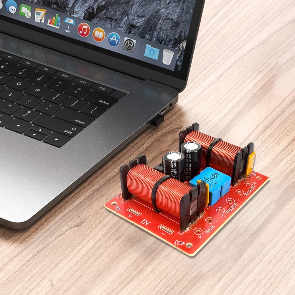 150W 주파수 분배기 고음 중음 저음 3웨이 오디오 하이파이 필터 회로 보드 홈 오디오 시스템 업그레이드용 조절 가능