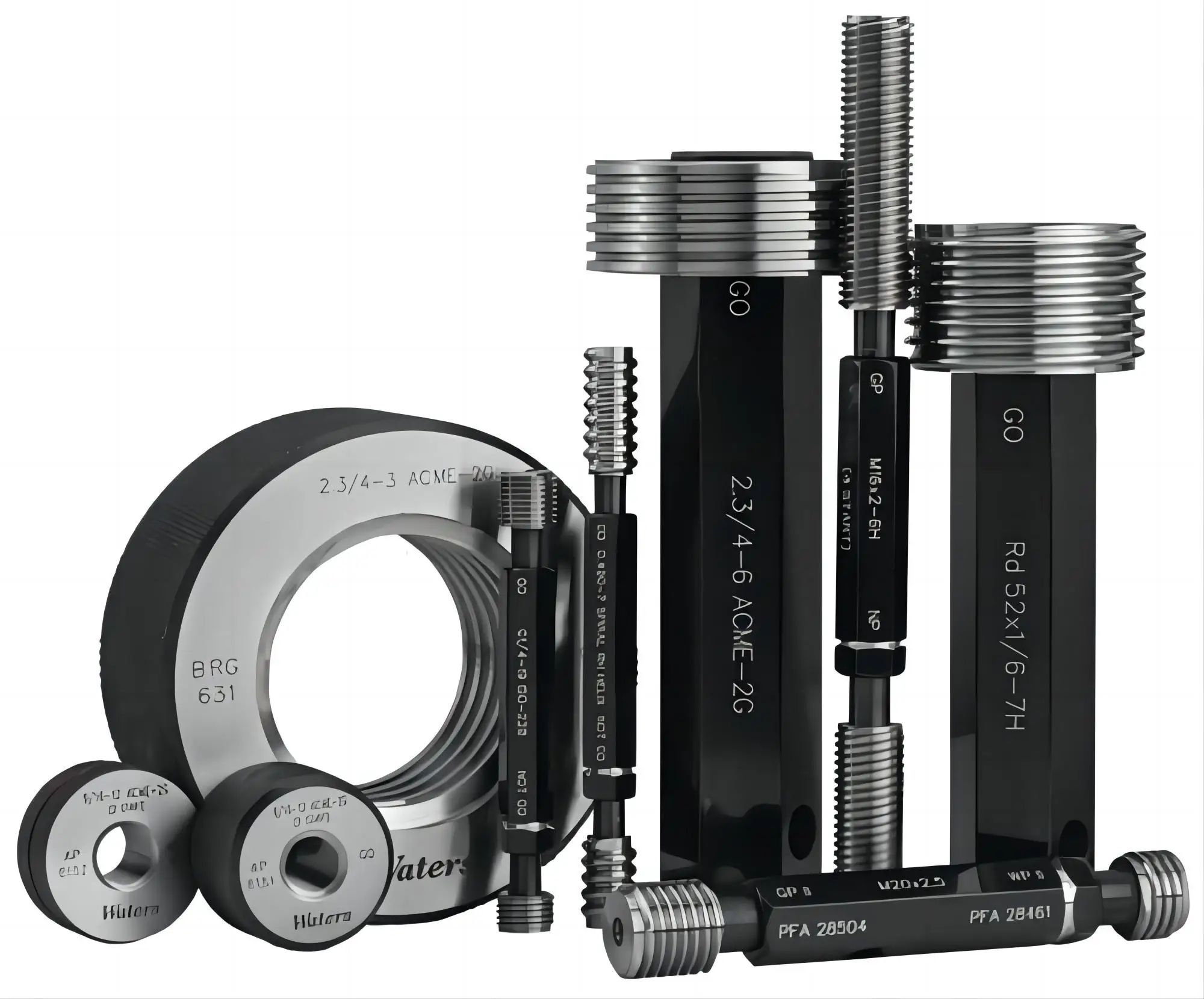 高精度のメートルねじゲージ、測定ゲージ、プラグゲージ、リングゲージ