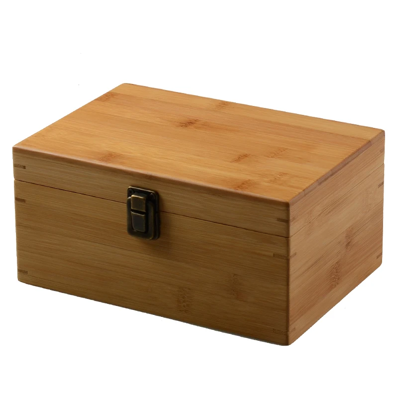 

Bamboo Gift Box Movable Cosmetic Organizer Storage Makeup Organizer Traditional Chinese Jewelry Box