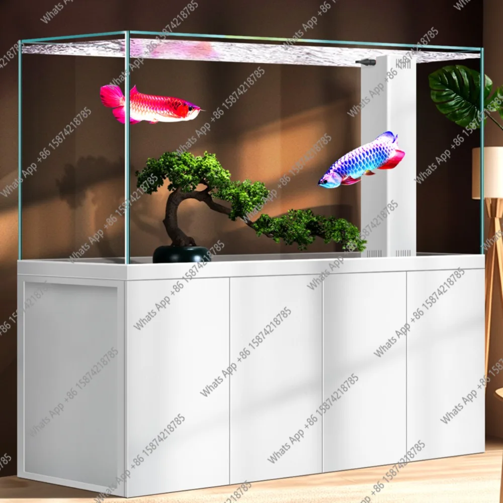 

Water jet integrated fish tank professional bottom filter aquarium living room high-end ecological water tank for home use