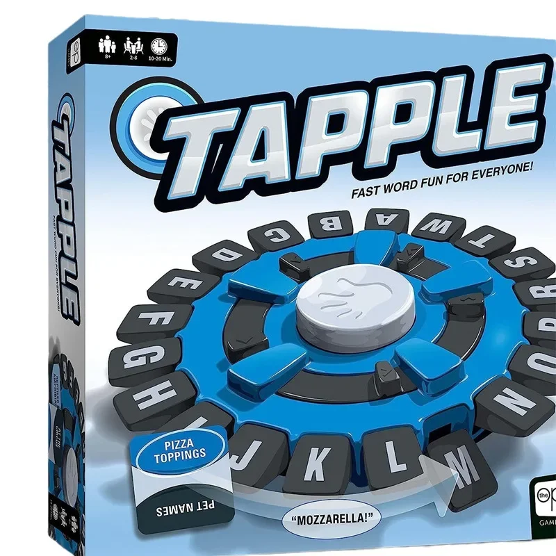 Basta Think TappleFast-Paced Word Game Family Board Game The Quick Thinking Letter Pressing Game For Children Puzzle Learning