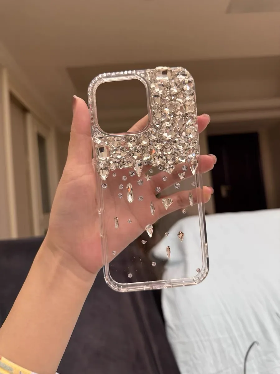 Чехол Flash Diamond Pure ручной работы подходит для iPhone