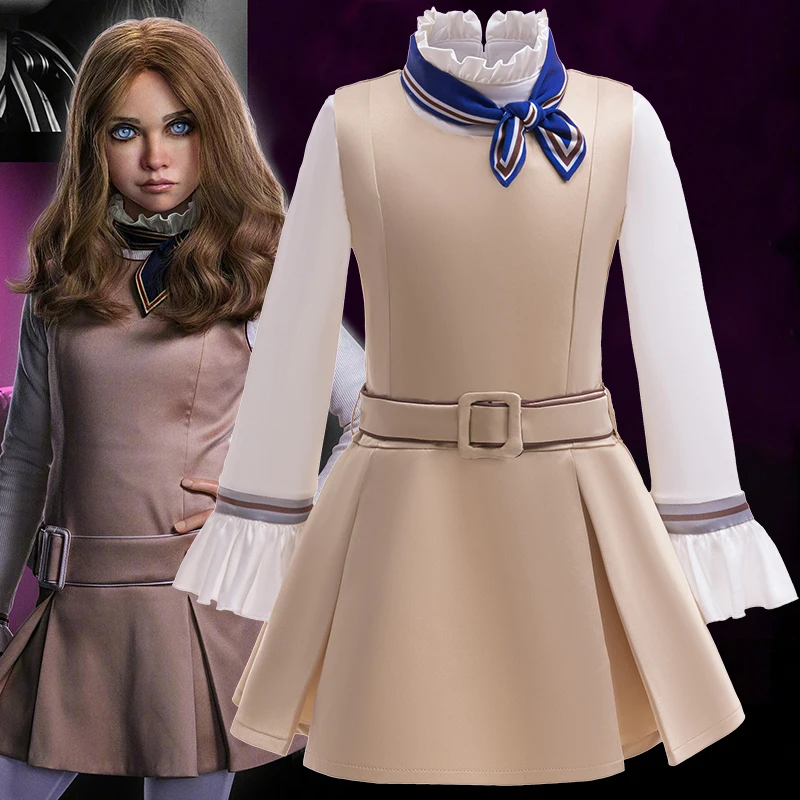 

Girl Dress Movie Heroine Same Dress Meghan 2 Cosplay Costume Stage Performance Halloween Carnival Children's Dress Up Set